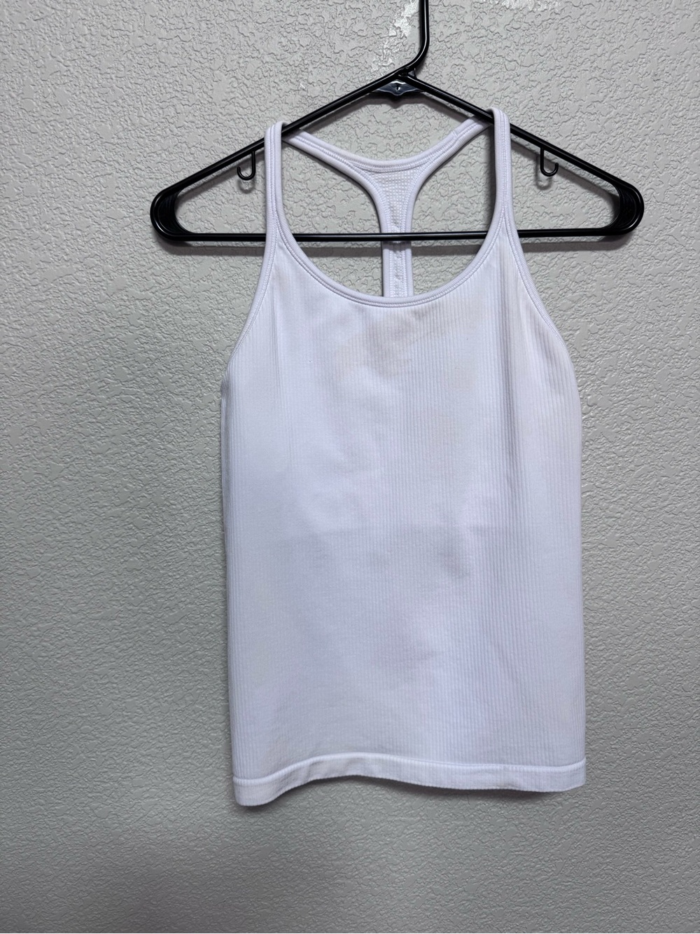 Athleta Ebb To Street Y Back Tank Women’s S White Ribbed
